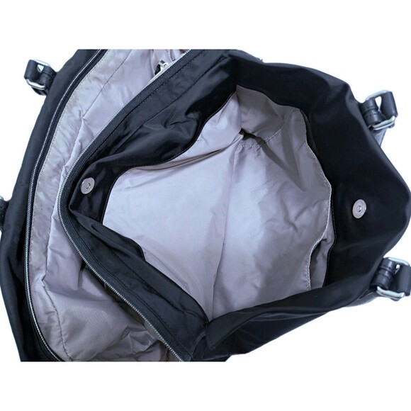 Tumi Black Nylon Leather Voyager Derby Professional Tote Shoulder Briefcase Bag - Picture 9 of 15